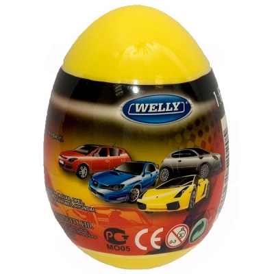 Модель машины Welly 1:60 яйцо-сюрприз