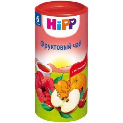Чай детский Hipp фруктовый с 6 мес. 200 гр.