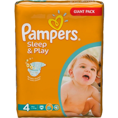 Pampers Sleep&Play 4 (7-14 кг) 86 шт.