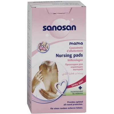 Прокладки Sanosan для груди для кормящих матерей 30 шт.