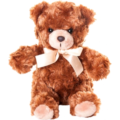 Мягкая игрушка Aurora Медведь коричневый сидячий 20 см