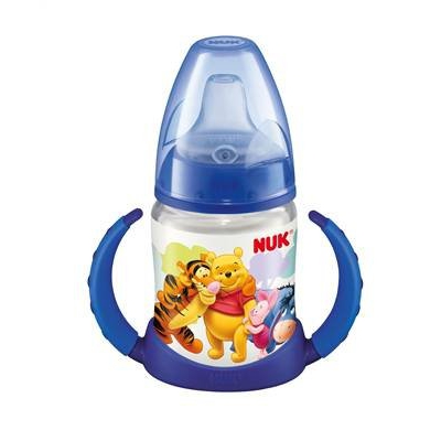 Бутылочка NUK Disney First Choice обучающая  пластмассовая с силиконовой соской, 150 мл
