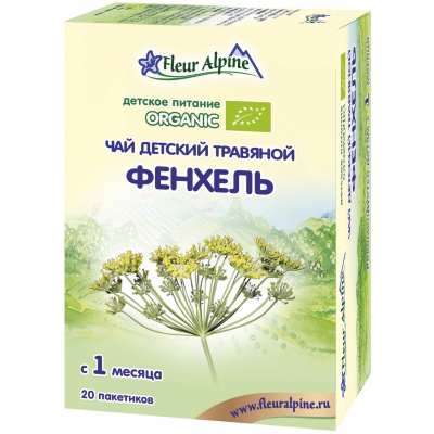 Чай детский Fleur Alpine Organic Фенхель с 1 мес. 30 гр.